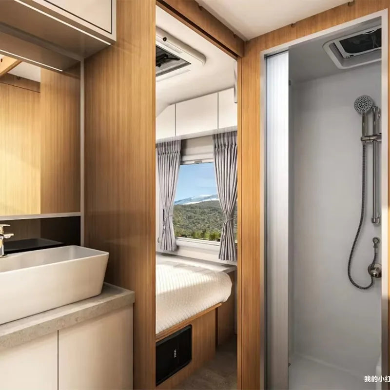 Fiberglass Travel RV Caravan Trailer