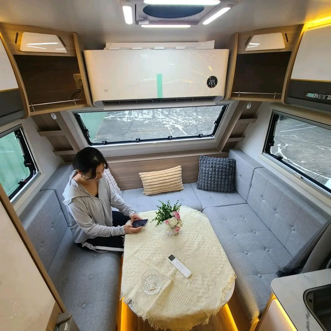 White Hard Top Travel Trailer | Rugged Security, Adventure-Ready