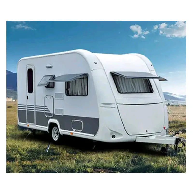 White Hard Top Travel Trailer | Rugged Security, Adventure-Ready