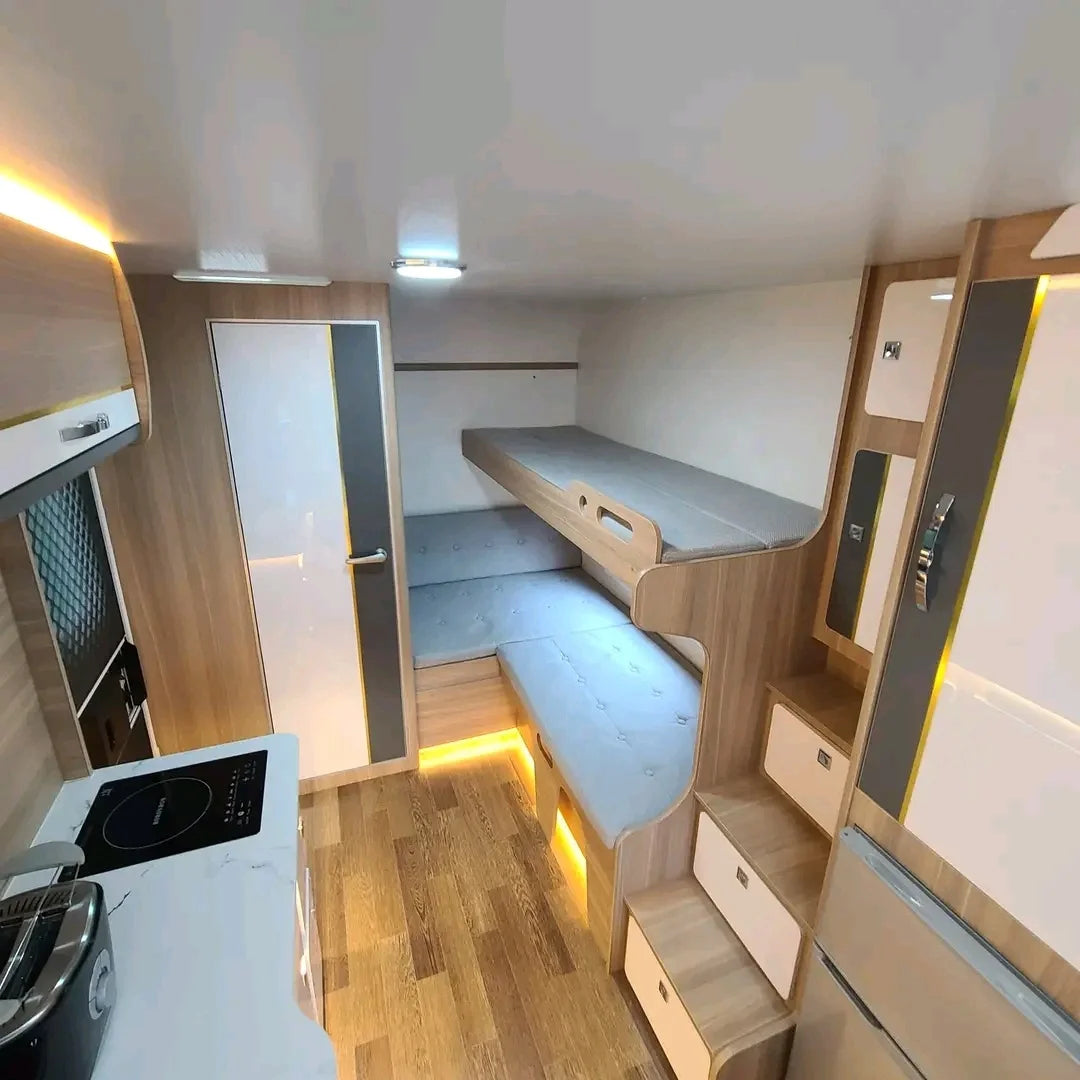 White Hard Top Travel Trailer | Rugged Security, Adventure-Ready