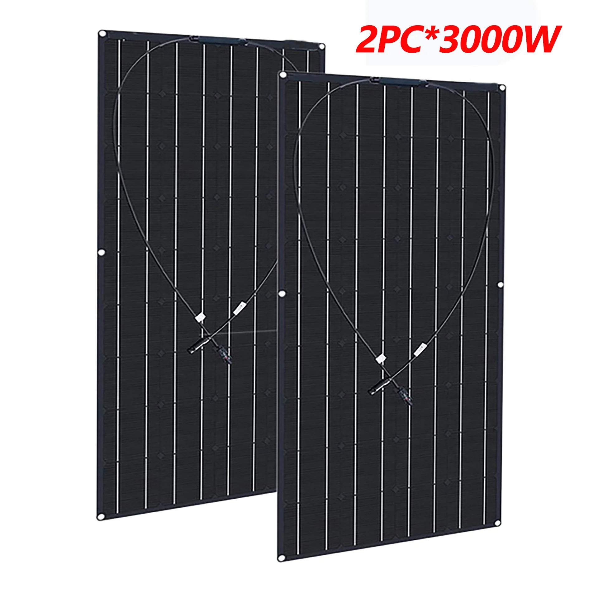 1500W 3000W Solar Panel1000W 2000W Solar High Efficiency Portable Power Bank
