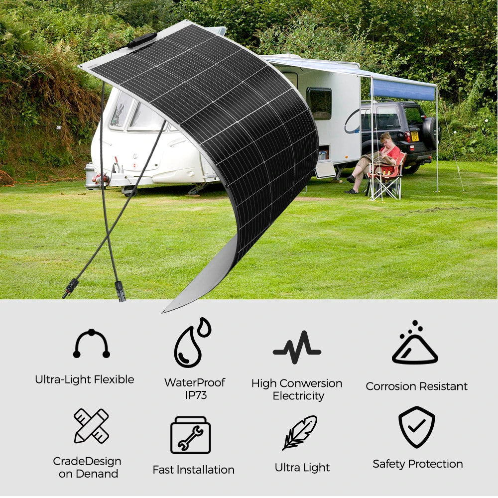 Solar panel 18v 120w 240w 360W 1200w flexible solar panels