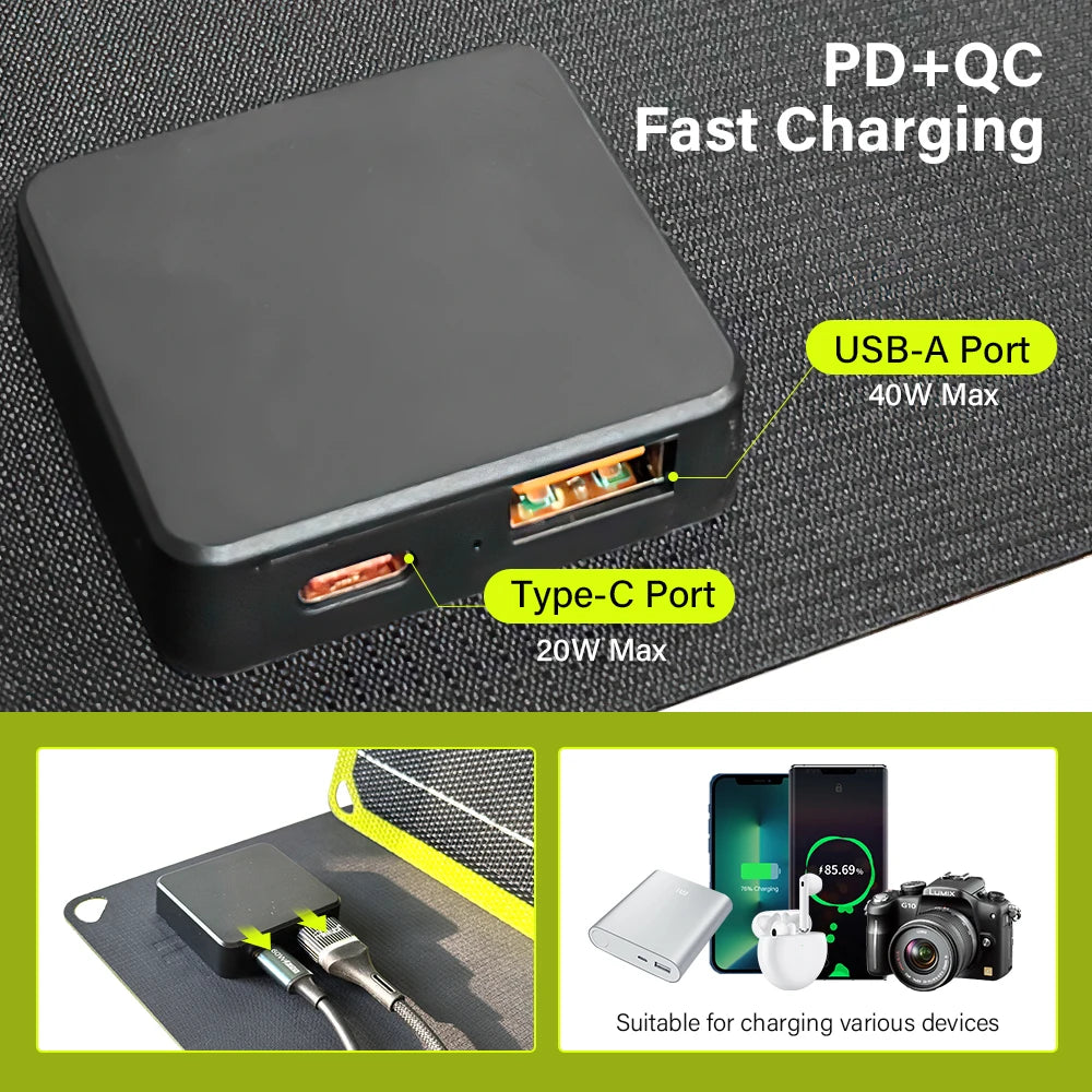 2000W powerful portable foldable solar panel flexible 5v