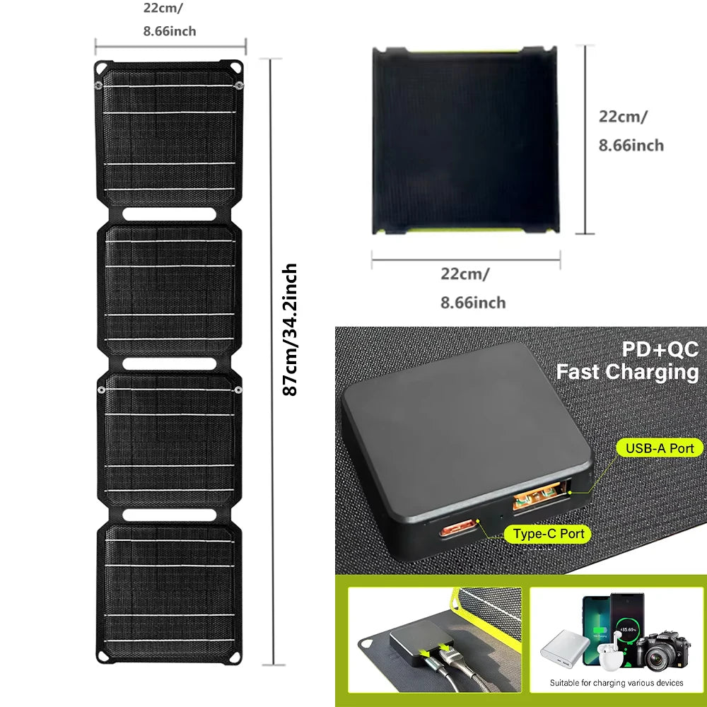 2000W powerful portable foldable solar panel flexible 5v