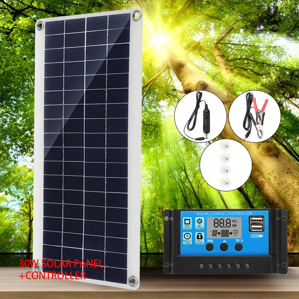 Solar Panel Set 30W Kit