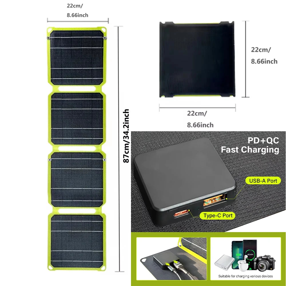 2000W powerful portable foldable solar panel flexible 5v