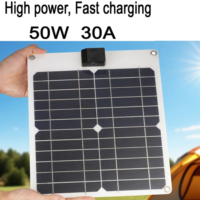 50W Sun power Portable Solar Panel