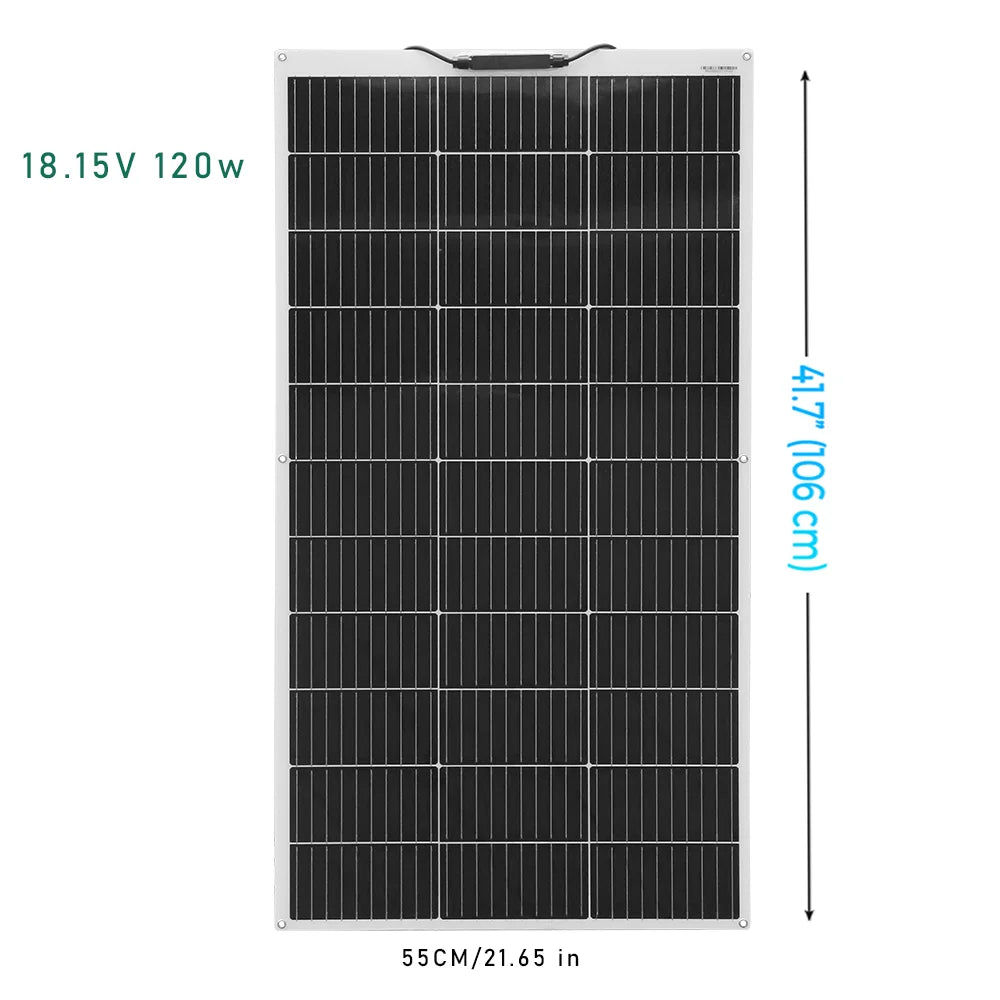 Solar panel 18v 120w 240w 360W 1200w flexible solar panels