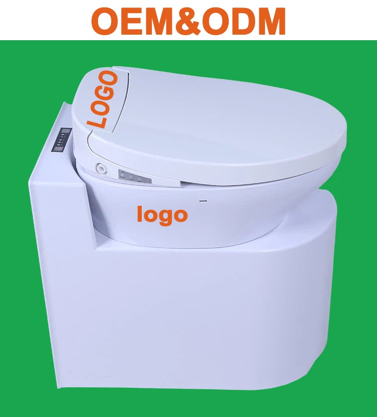 Waterless Flushing Biodegradable Smart Toilet
