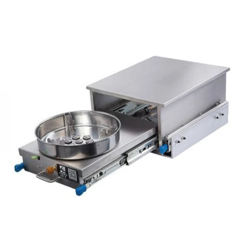 RV Single Burner Gas Stove with Tempered Glass Lid Stainless Steel