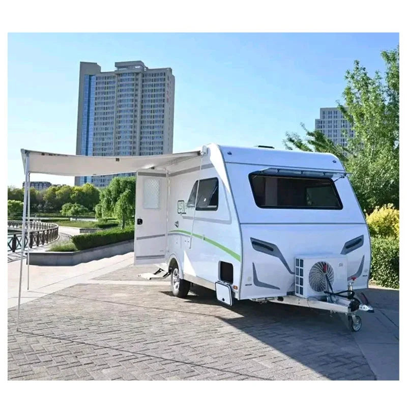 White Hard Top Travel Trailer | Rugged Security, Adventure-Ready