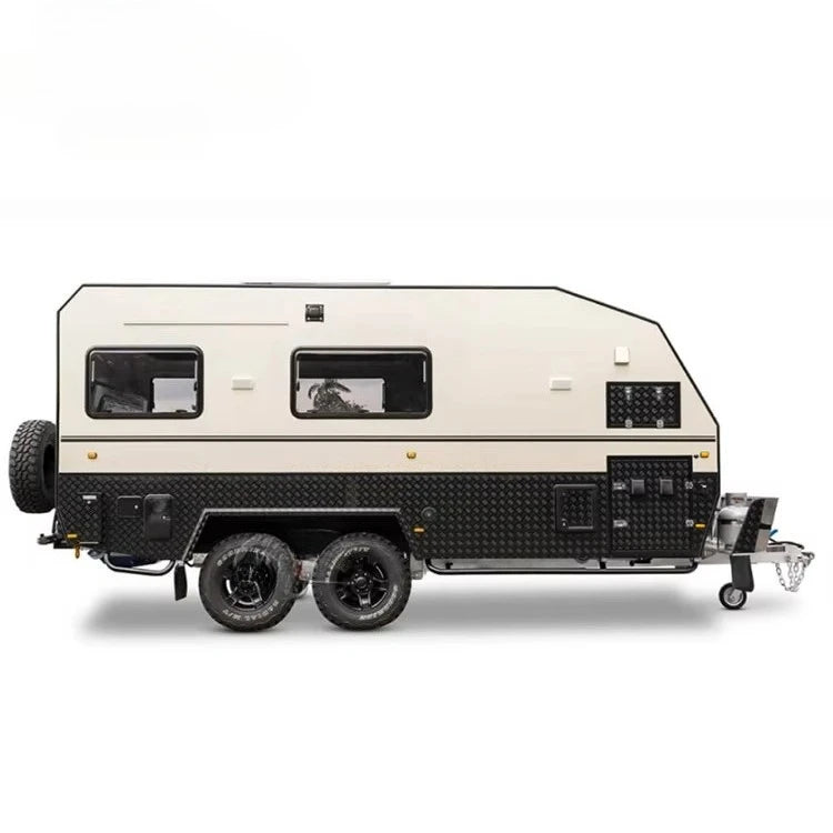 Cream Camping off Road Travel Trailer