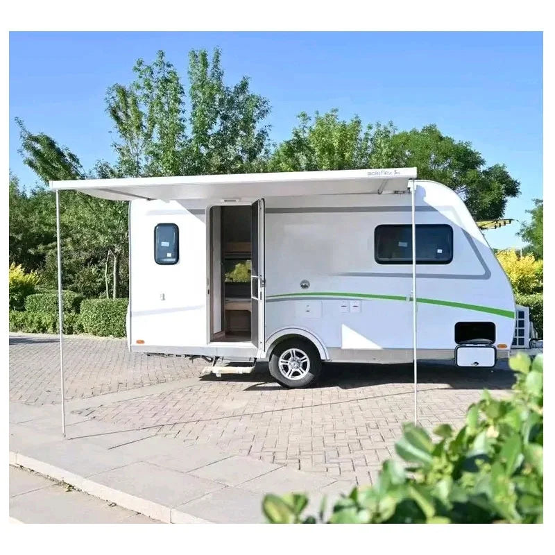 White Hard Top Travel Trailer | Rugged Security, Adventure-Ready